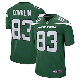 mens nike tyler conklin gotham green new york jets game jer